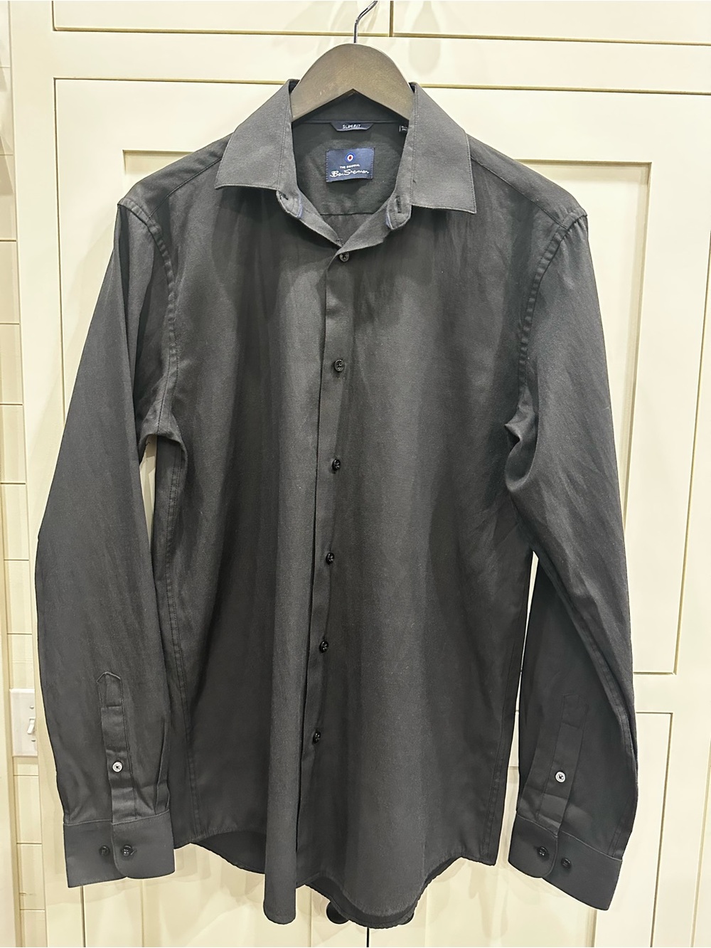 Ben Sherman Men's Charcoal Dress Shirt